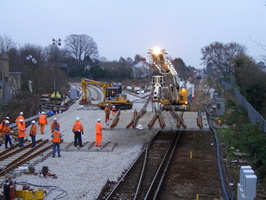 Track relaying - Havant junction